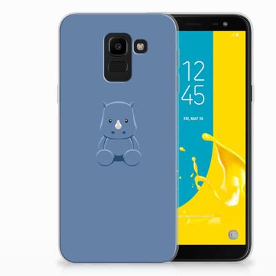 Samsung Galaxy J6 2018 Telefoonhoesje met Naam Baby Rhino Samsung Galaxy J6 2018 Telefoonhoesje met Naam Baby Rhino