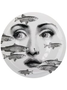 Fornasetti assiette illustrée - Blanc