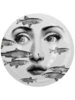 Fornasetti assiette illustrée - Blanc - thumbnail