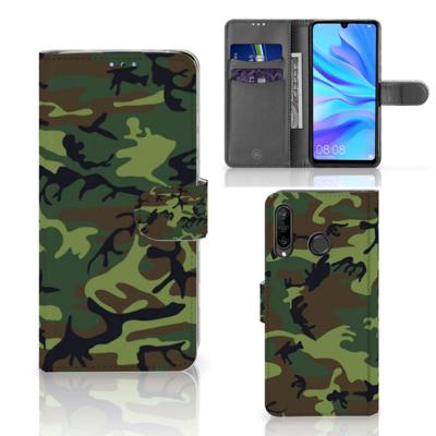 Huawei P30 Lite (2020) | Telefoon Hoesje | Army Dark