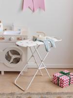 Metalen strijkplank ecru