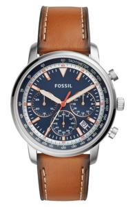 Fossil Goodwin chronograaf lederen HerenhorlogeFS5414