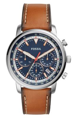 Fossil Goodwin chronograaf lederen HerenhorlogeFS5414