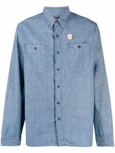 Ralph Lauren RRL chemise en jean à boutonnière devant - Bleu