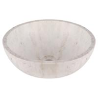 Differnz Marmor waskom marmer | wit | Ø 40 x 15 cm