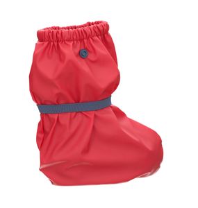 Playshoes overschoenen fleece gevoerd uni rood Maat