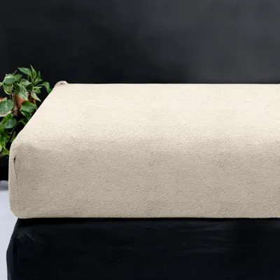 Sleeptime Teddy hoeslaken Creme 90 x 200 cm