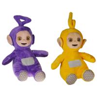 Pluche Teletubbies speelgoed set knuffel Tinky Winky en Laa Laa 30 cm