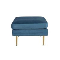 Venture Home Boom Hocker | Poef 70 x 49 x 90 - Blauw