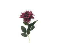 Kunstbloem dahlia boroodeaux, 58 cm - Buitengewoon de boet
