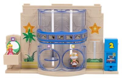 The Super Mario Galaxy Movie Diorama with 2 Mini Figures Gateway Galaxy