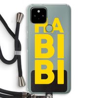 Habibi Majorelle : Pixel 5 Transparant Hoesje met koord