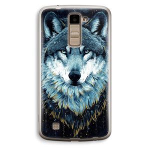 Darkness Wolf: LG K10 (2016) Transparant Hoesje
