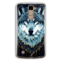 Darkness Wolf: LG K10 (2016) Transparant Hoesje
