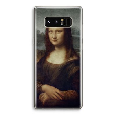 Mona Lisa: Samsung Galaxy Note 8 Transparant Hoesje