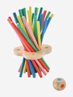 Gekleurde stokkenspel meerkleurig Gekleurde stokkenspel meerkleurig