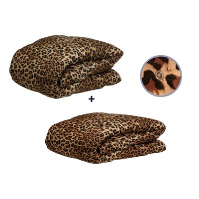 Dekbed Easy Dekbed Jaguar Skin - Easy - zonder overtrek - 140x200 cm (Eenpersoons) - Zelesta - 300 gram p/m2 - Dekbed-Discounter.nl