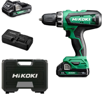 Hikoki ds18dfwcz | accu boor-schroefmachine | 18 v | 2.0 ah | 53 nm | incl. accu's | koffer - ds18dfwcz
