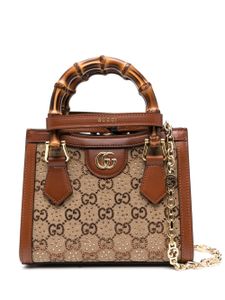 Gucci mini Diana tote bag - Marron