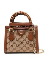 Gucci mini Diana tote bag - Marron - thumbnail