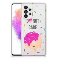 Samsung Galaxy A73 5G Siliconen Case Donut Roze