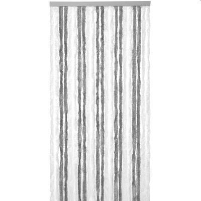 Kattenstaart 90x220cm grijs wit