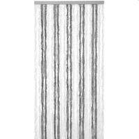 Kattenstaart 90x220cm grijs wit