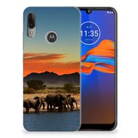 Motorola Moto E6 Plus TPU Hoesje Olifanten