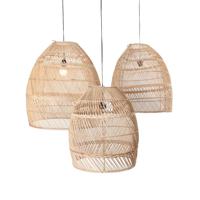 Originele Home Lampenkap Maan Gerecycled Natuurlijk Set van 3