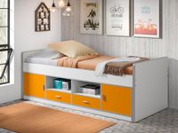 Bed BONNY I 90x200 cm oranje - thumbnail