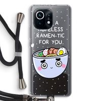 I'm A Hopeless Ramen-Tic For You: Xiaomi Mi 11 Transparant Hoesje met koord
