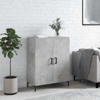 Dressoir 69,5x34x90 cm bewerkt hout betongrijs