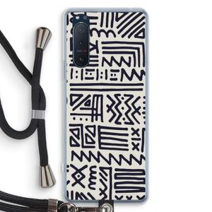 Marrakech print: Sony Xperia 5 II Transparant Hoesje met koord