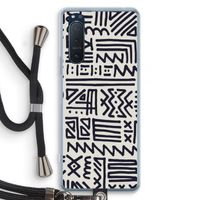 Marrakech print: Sony Xperia 5 II Transparant Hoesje met koord