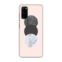 Marmeren cirkels: Volledig geprint Samsung Galaxy S20 Hoesje