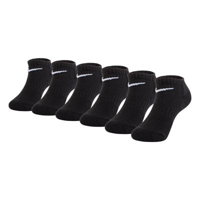 Nike Dri-Fit Performance Basics No-Show Enkelsokken 6-Pack Kleuters Zwart Wit