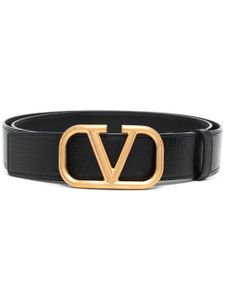 Valentino Garavani ceinture à boucle VLOGO - Noir