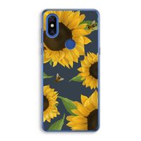 Sunflower and bees: Xiaomi Mi Mix 3 Transparant Hoesje
