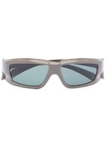 Rick Owens lunettes de soleil Rita à monture rectangulaire - Gris