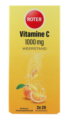 Roter Vitamine C 1000mg Sinaasappel Abrikoos Bruistabletten