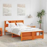 Bedframe Wasbruin 140 x 190 cm Massief grenenhout