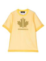 DSQUARED2 KIDS t-shirt à logo imprimé - Jaune - thumbnail