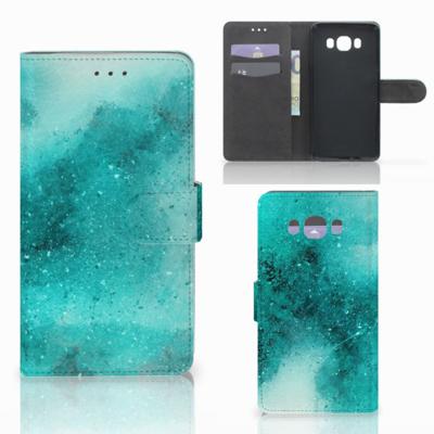 Hoesje Samsung Galaxy J7 2016 Painting Blue