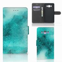 Hoesje Samsung Galaxy J7 2016 Painting Blue