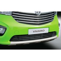 RGM Voorspoiler 'Skid-Plate' Opel Vivaro 2014- Zilver (ABS) GRFSP150S