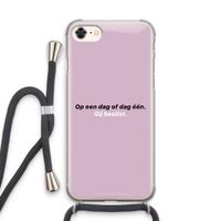 gij beslist: iPhone 7 Transparant Hoesje met koord