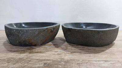 Waschbecken Stein Satz RM250317AB, 48x38x15 cm