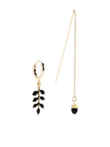 ISABEL MARANT boucles d'oreilles pendantes Casablanca - Noir