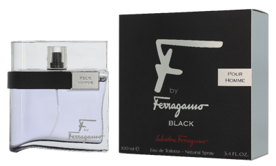 Ferragamo - S. Ferragamo F By Ferragamo Black 100 ml Eau de toilette Heren Ferragamo - S. Ferragamo F By Ferragamo Black 100 ml Eau de toilette Heren