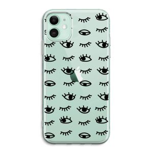 Eye pattern #2: iPhone 11 Transparant Hoesje